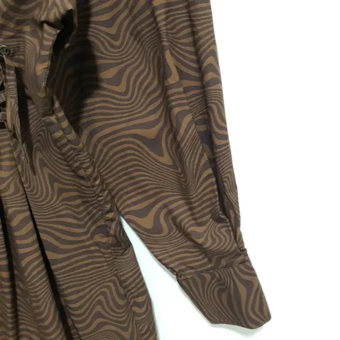 H&M 패턴 코르셋 셔츠 원피스 XXS_M1670 상품이미지5