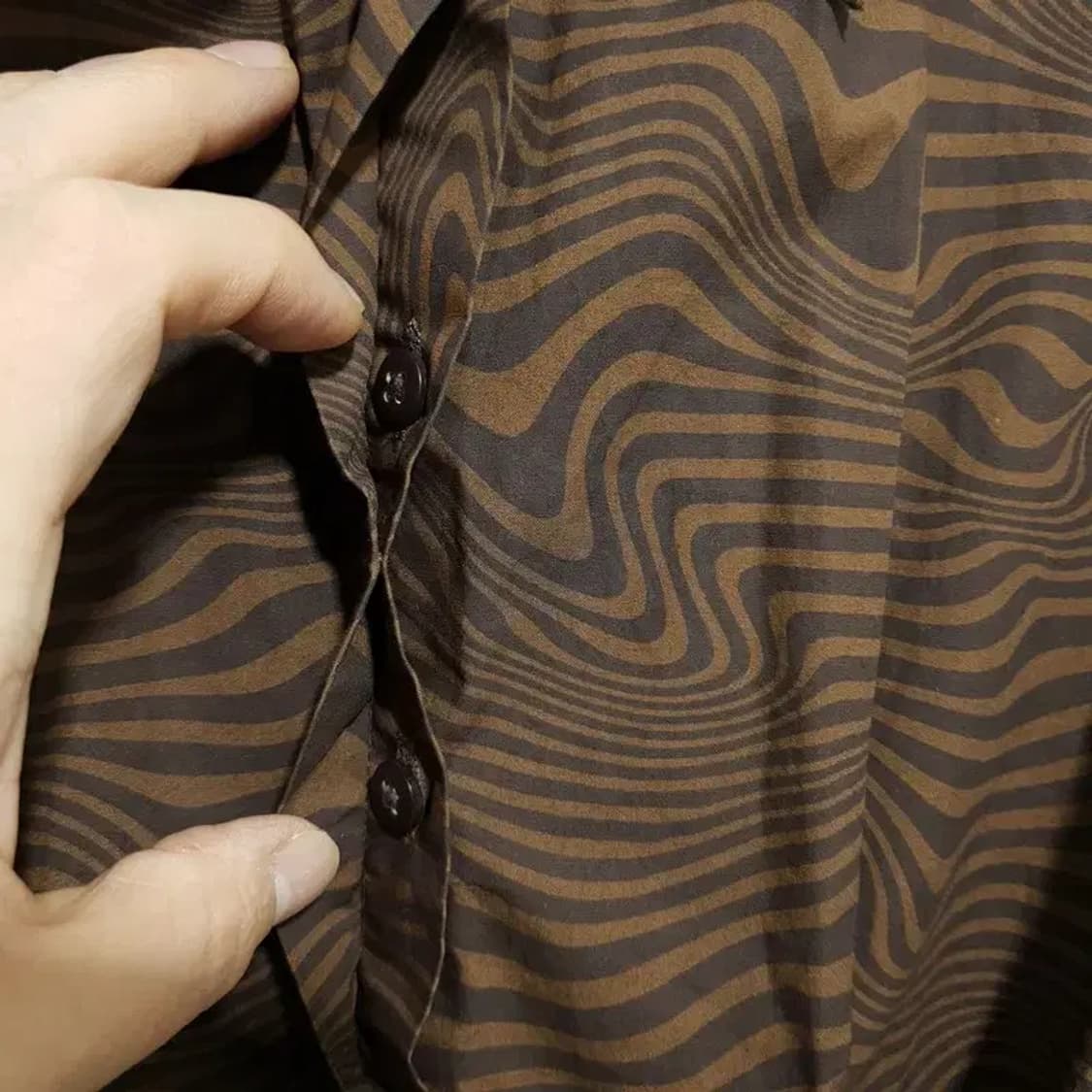 H&M 패턴 코르셋 셔츠 원피스 XXS_M1670 상품이미지7