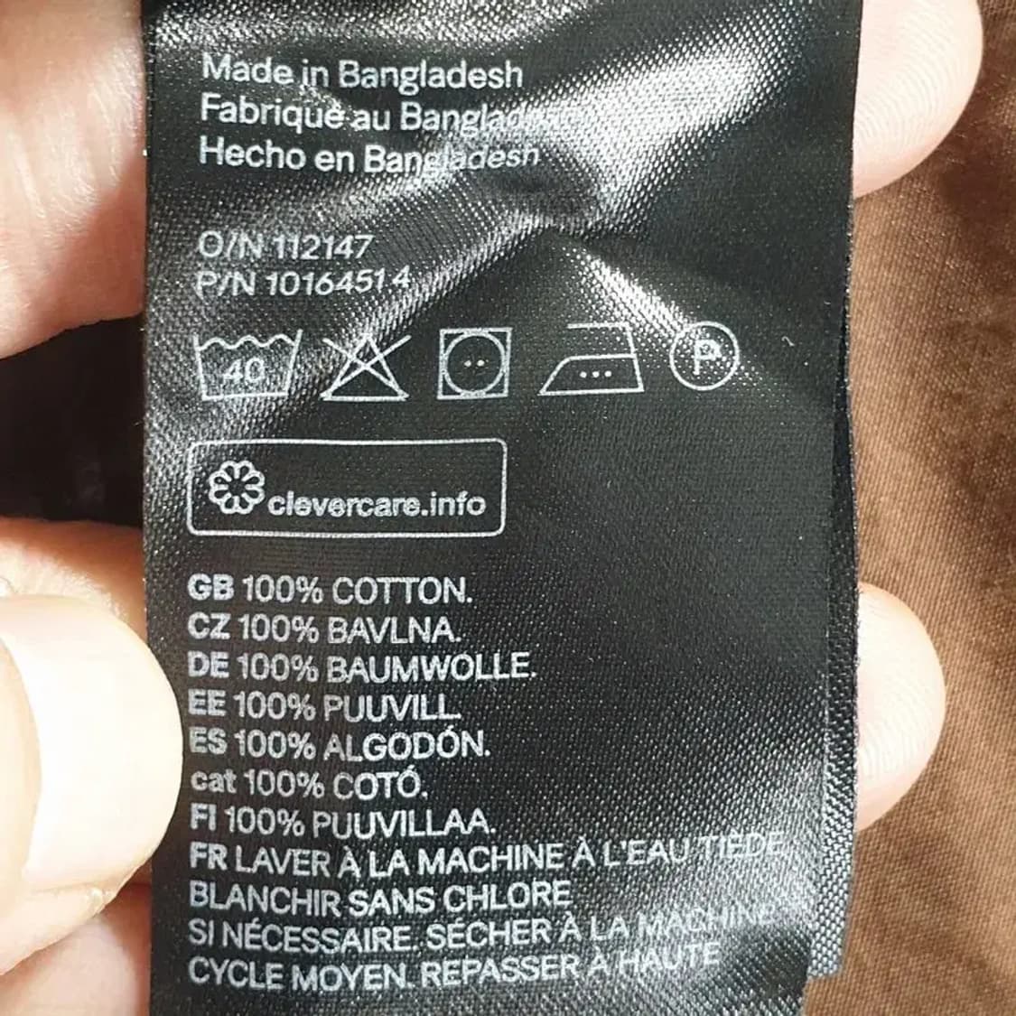 H&M 패턴 코르셋 셔츠 원피스 XXS_M1670 상품이미지9