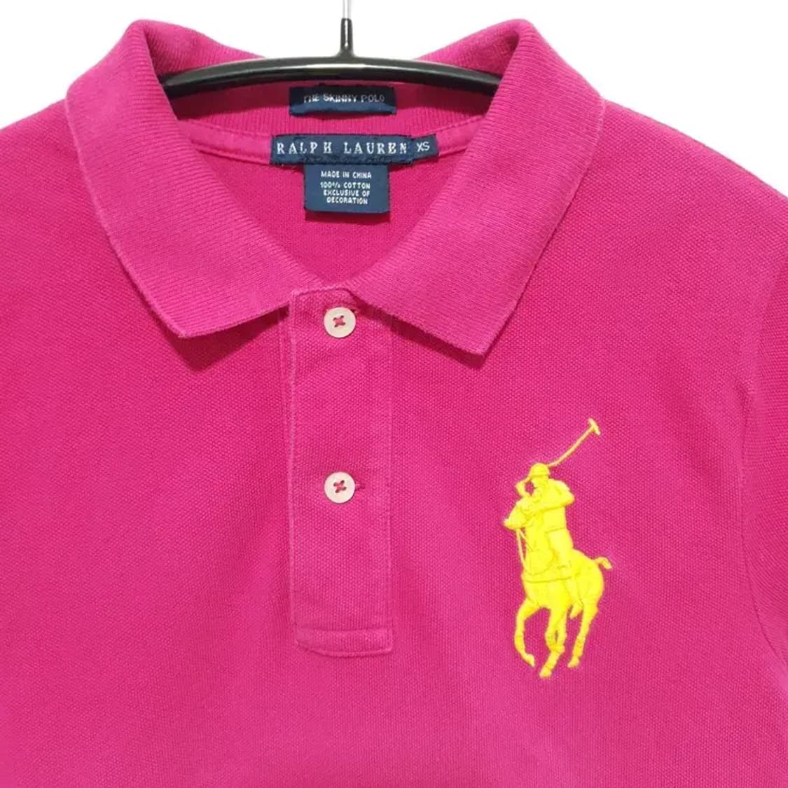 랄프로렌 여성 빅포니 스키니핏 반팔 카라티 XS_S1450 상품이미지2