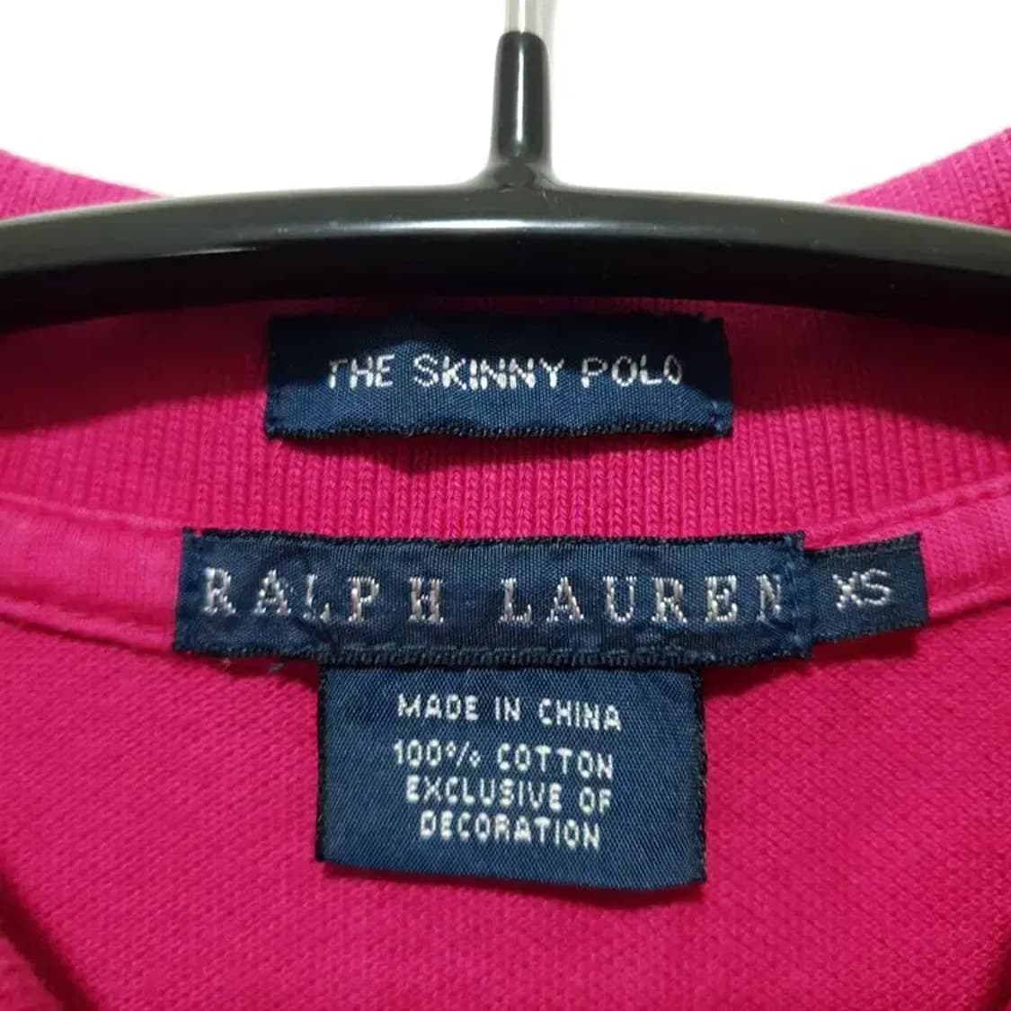 랄프로렌 여성 빅포니 스키니핏 반팔 카라티 XS_S1450 상품이미지7