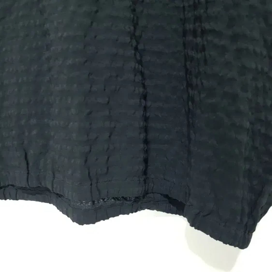 유니클로 여성 시어서커 볼륨 블라우스 L_S1449 상품이미지4