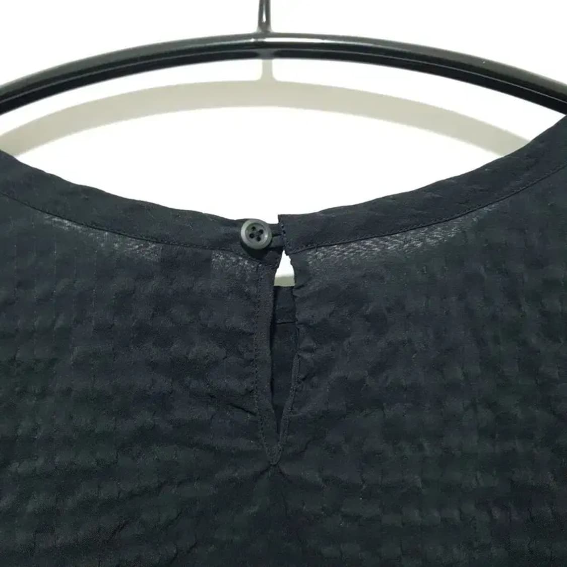 유니클로 여성 시어서커 볼륨 블라우스 L_S1449 상품이미지6