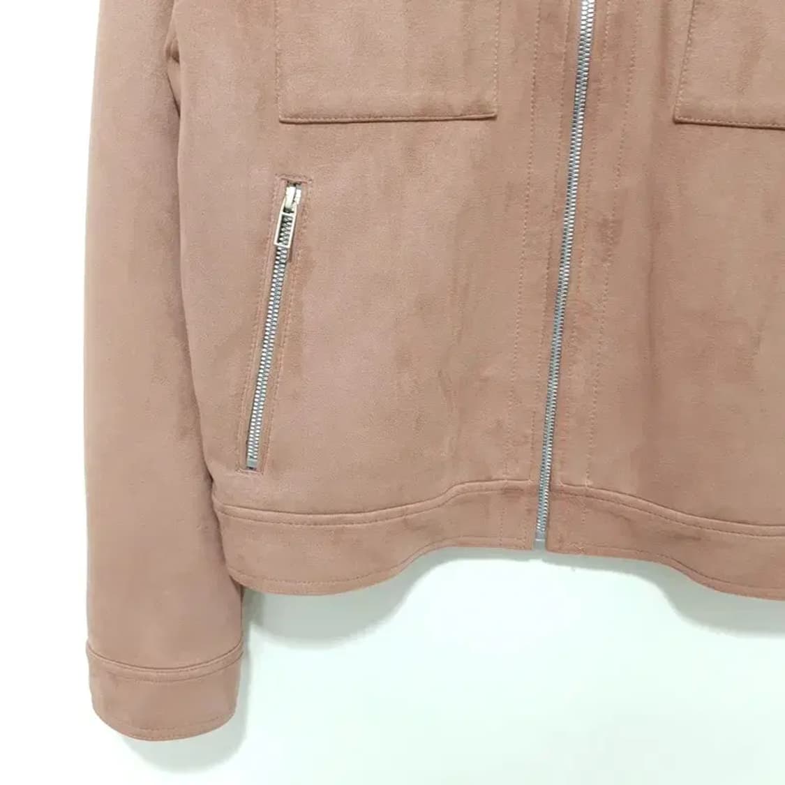 티아이포맨 핑크 스웨이드 트러커 자켓 L_M1651 상품이미지3