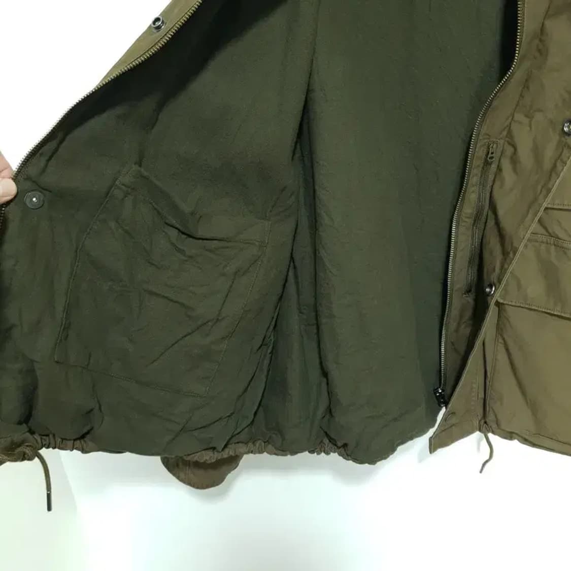 유니클로 U 유틸리티 쇼트 블루종 자켓 XL_M1652 상품이미지7