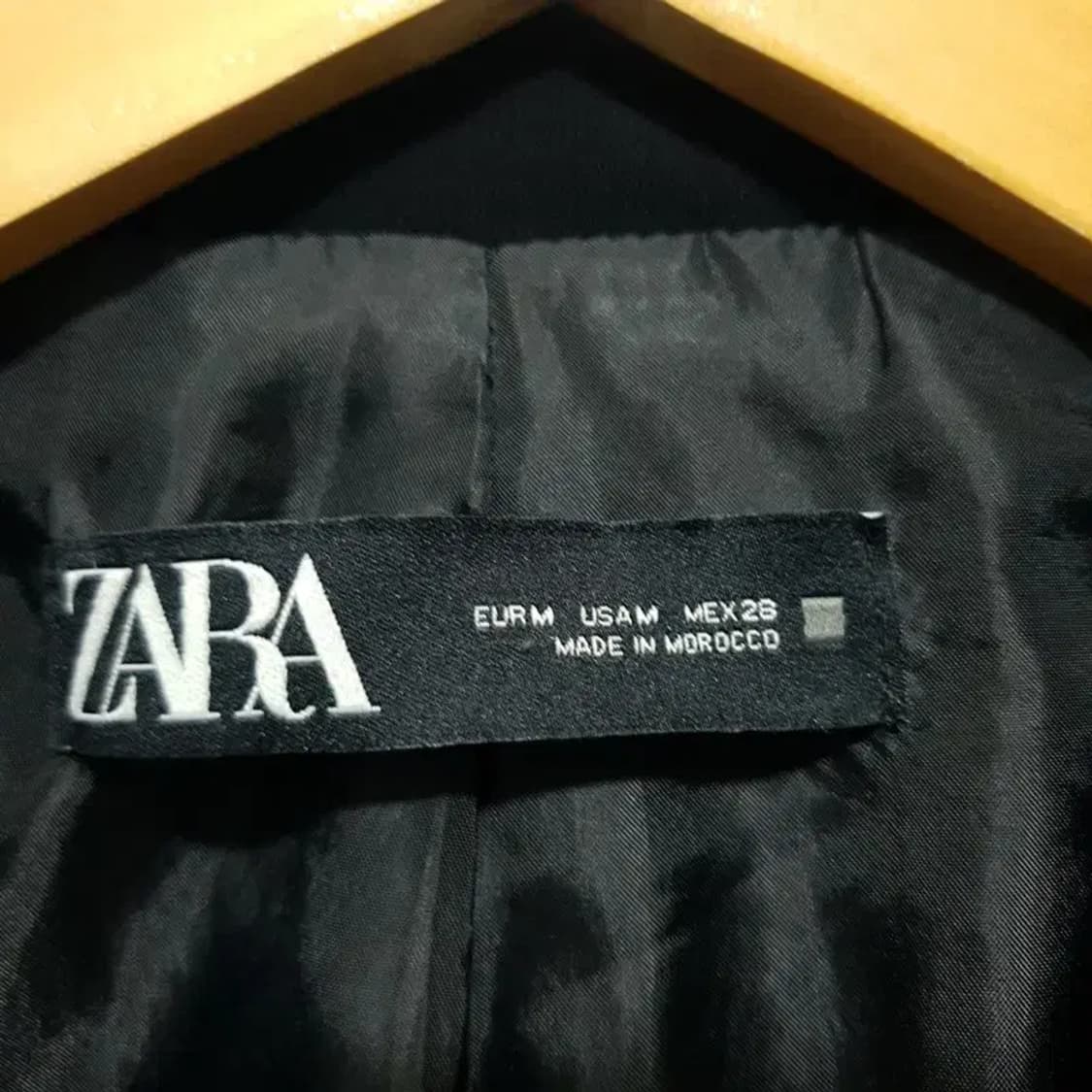 자라 여성 7부 롤업 논버튼 자켓 M_S1448 상품이미지7