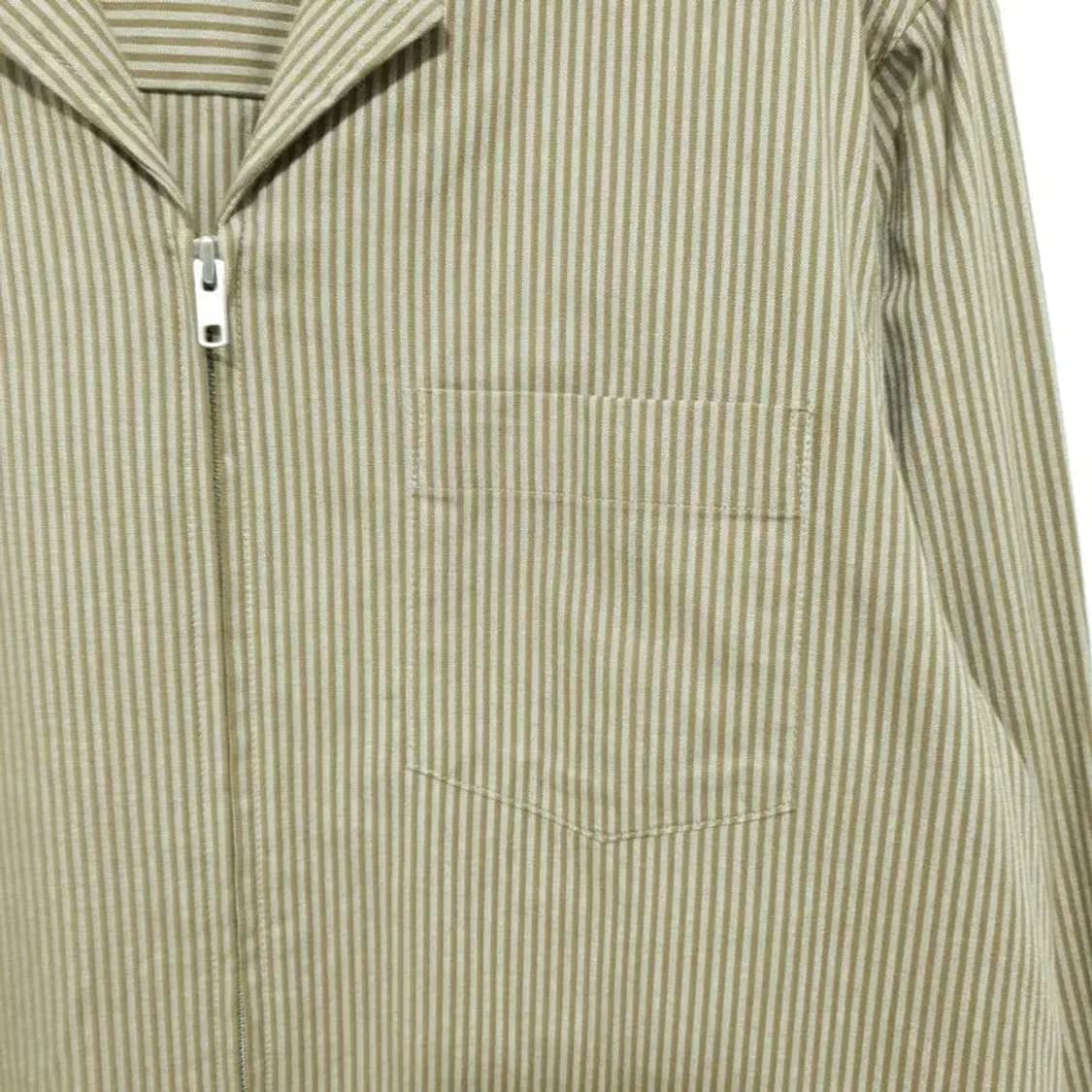 에잇세컨즈 스트라이프 집업 셔츠 M_M1657 상품이미지3