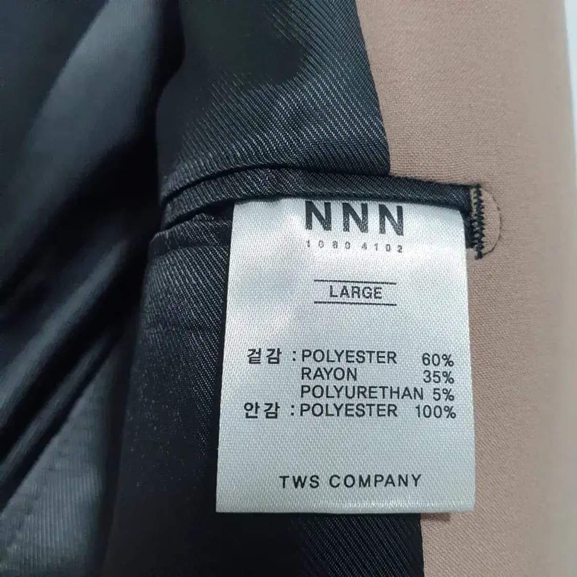 낫앤낫 스탠다드핏 블레이저 L_M1661 상품이미지7