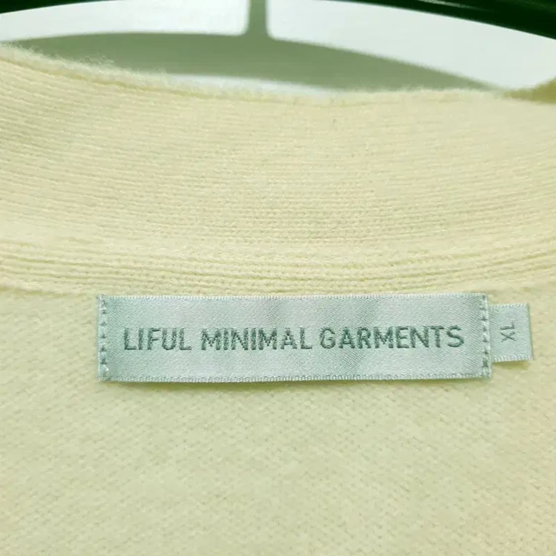 라이풀미니멀가먼츠 램스 울 니트 가디건 XL_M1677 상품이미지6