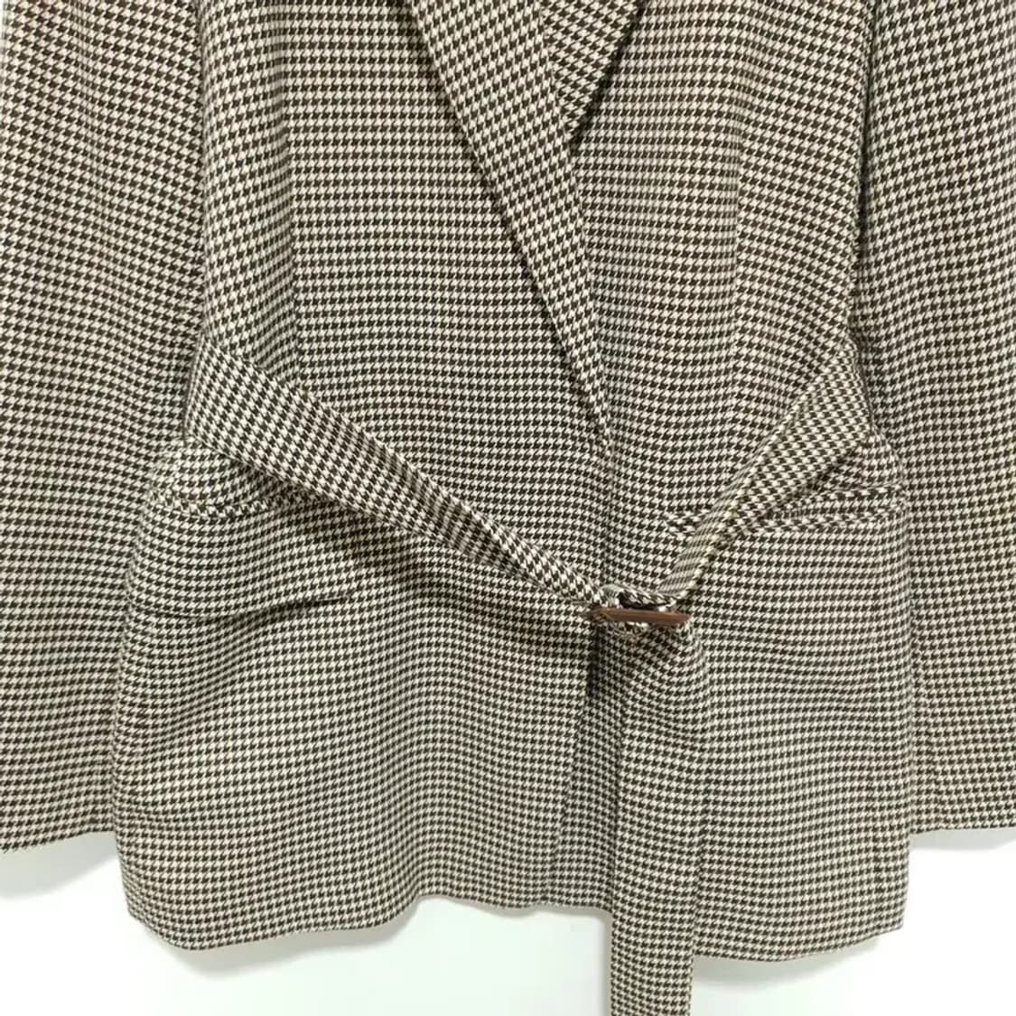 더엣지 하운드 체크 벨티드 자켓 55_M1684 상품이미지3