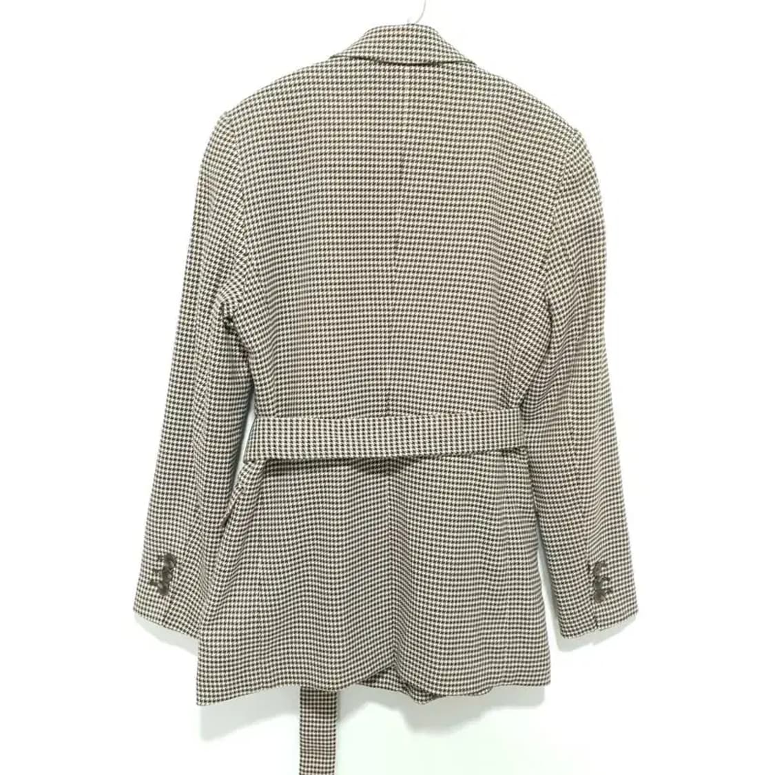 더엣지 하운드 체크 벨티드 자켓 55_M1684 상품이미지5