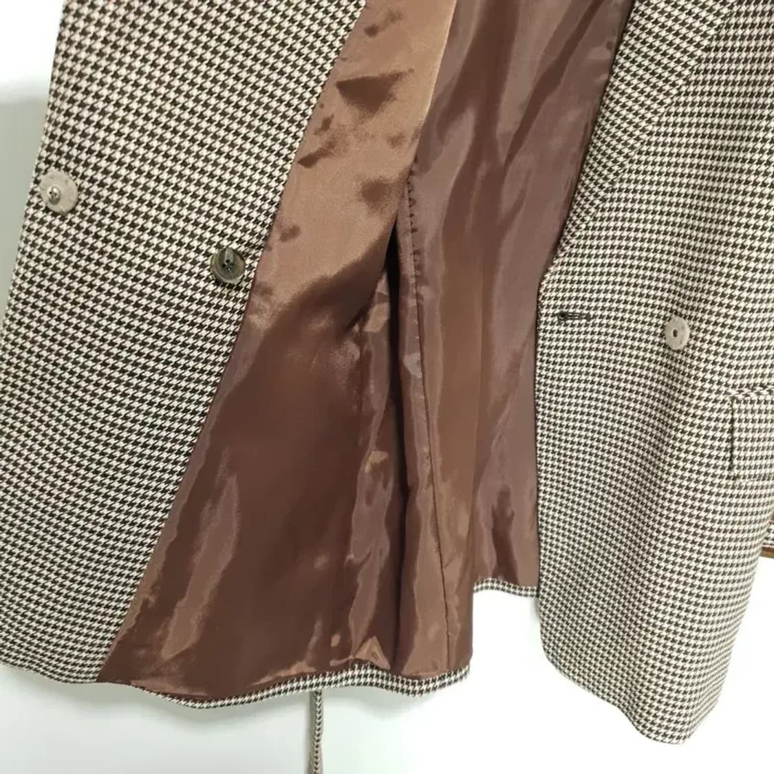 더엣지 하운드 체크 벨티드 자켓 55_M1684 상품이미지6