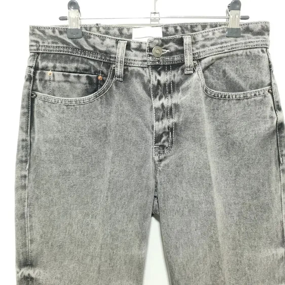 메종미네드 크롭 스트레이트 데님 팬츠 46_M1702 상품이미지2