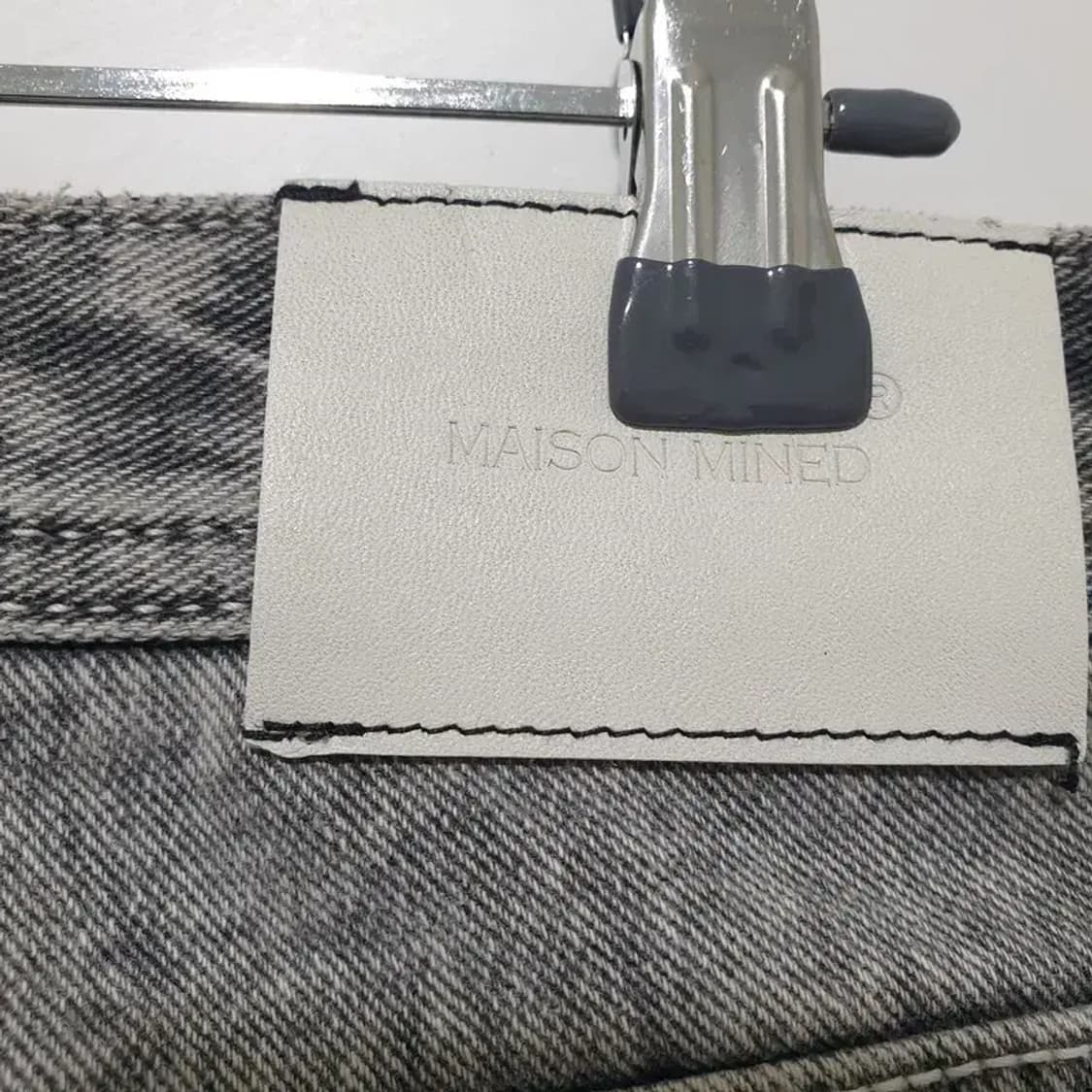 메종미네드 크롭 스트레이트 데님 팬츠 46_M1702 상품이미지6