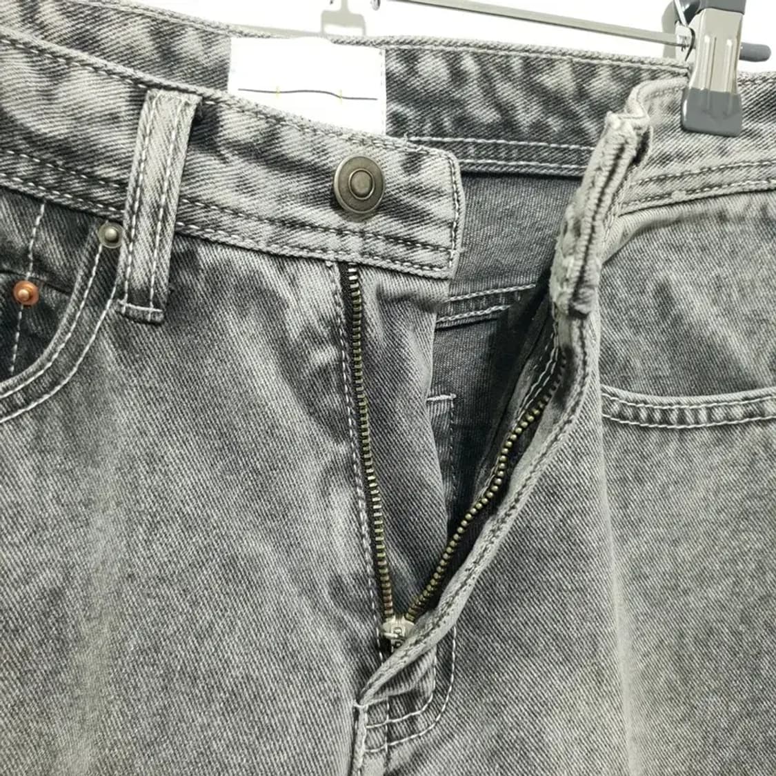 메종미네드 크롭 스트레이트 데님 팬츠 46_M1702 상품이미지7