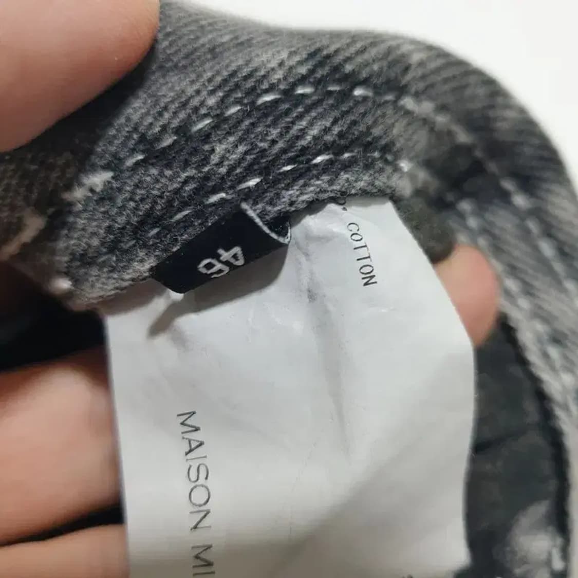 메종미네드 크롭 스트레이트 데님 팬츠 46_M1702 상품이미지9