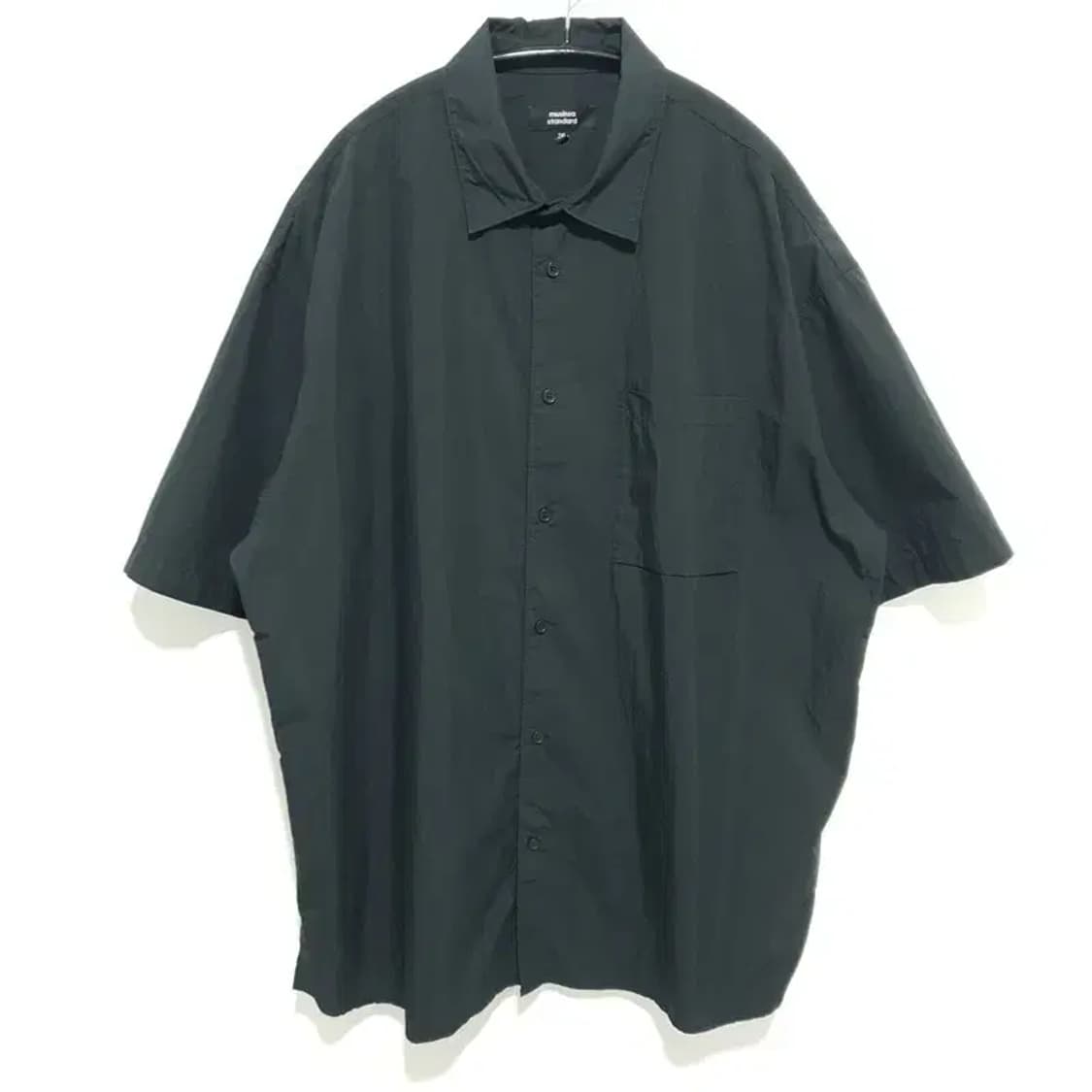 무탠다드 시티레저 오버사이즈 반팔 셔츠 2XL_S1463 상품이미지1