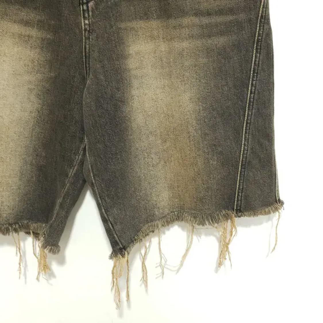 인사일런스 우먼 디스트레스드 데님 버뮤다 팬츠 XS_S1474 상품이미지3