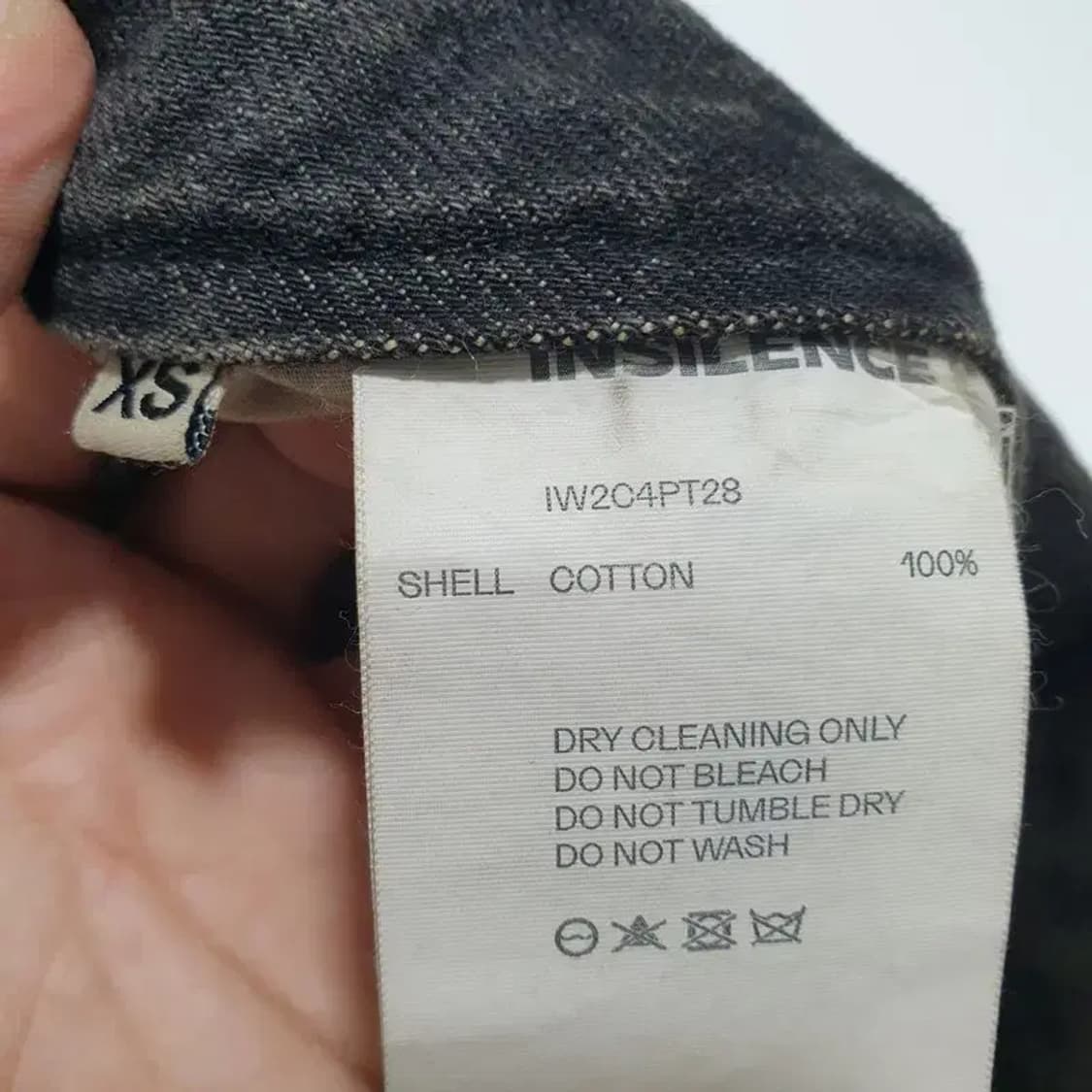 인사일런스 우먼 디스트레스드 데님 버뮤다 팬츠 XS_S1474 상품이미지7