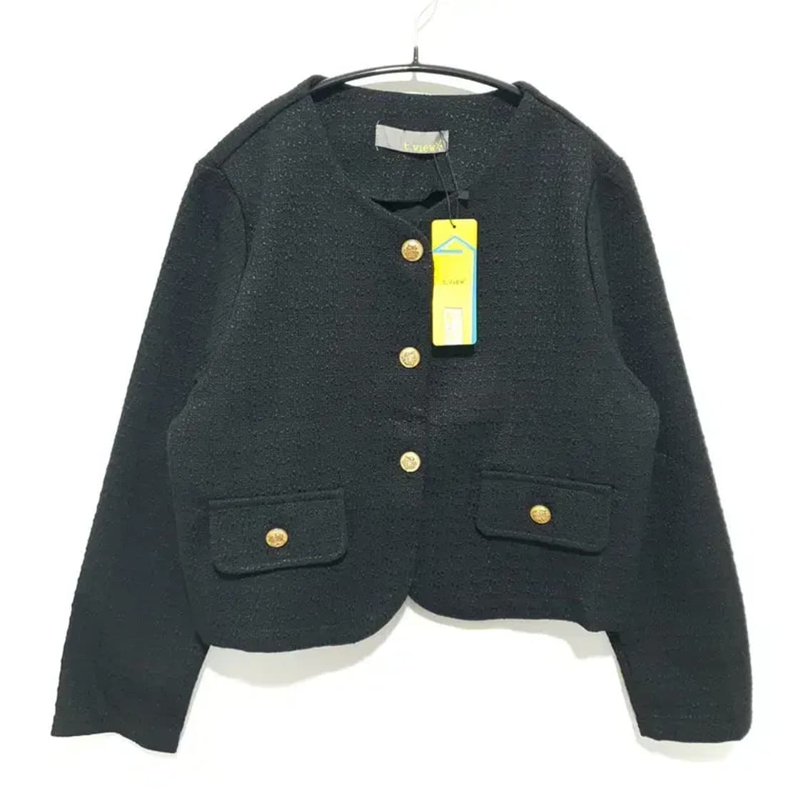 티뷰 샐리 데일리 라운드 트위드 자켓 F_M1685 상품이미지1