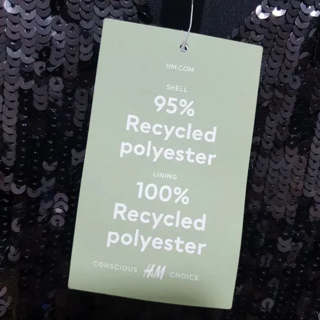 H&M 시퀸 스팽글 드레스 M_S1467 상품이미지8