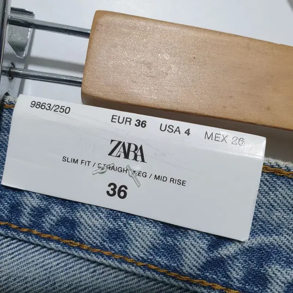 자라 슬림핏 데님 팬츠 EUR 36_M1699 상품이미지6