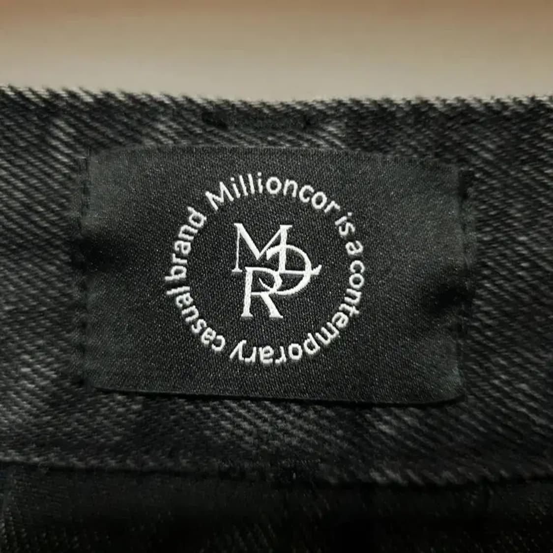 밀리언코르 플리츠 데님 스커트 S_S1470 상품이미지6