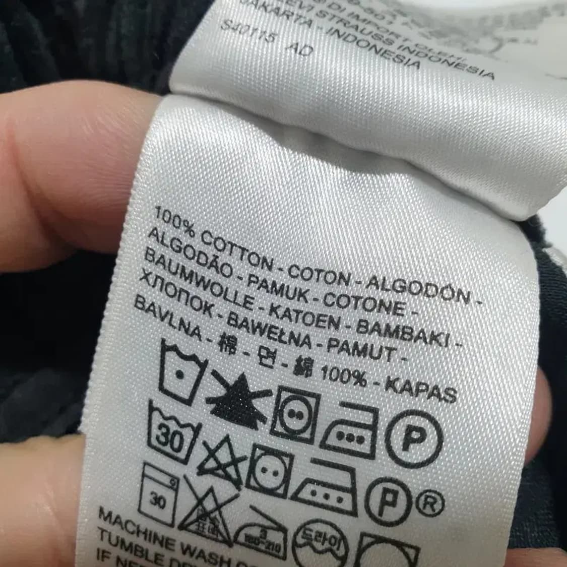 리바이스 여성 립케이지 와이드 레그 코듀로이 팬츠 24_W0387 상품이미지8