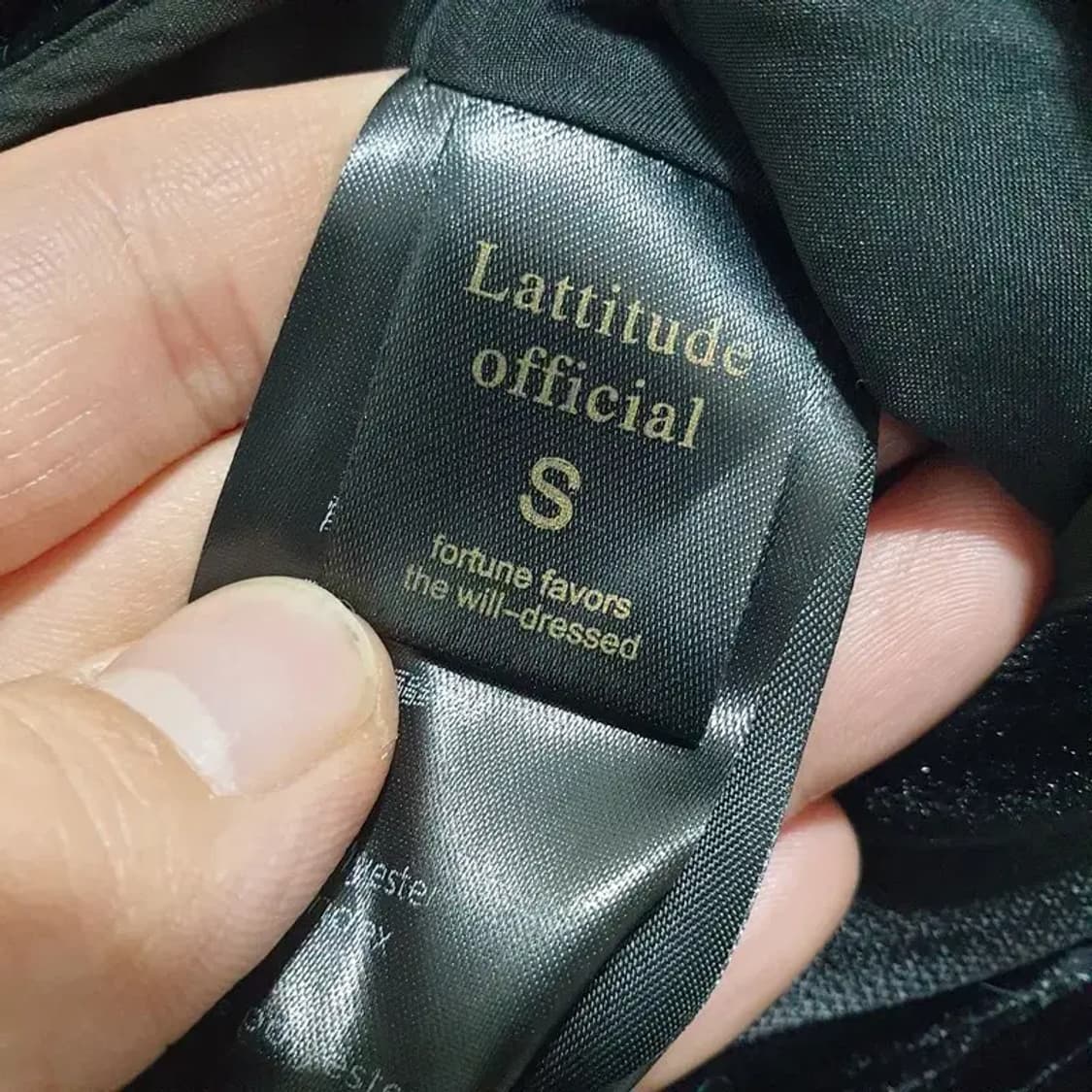 Lattitude 블랙 벨벳 숏 팬츠 S_M1723 상품이미지7