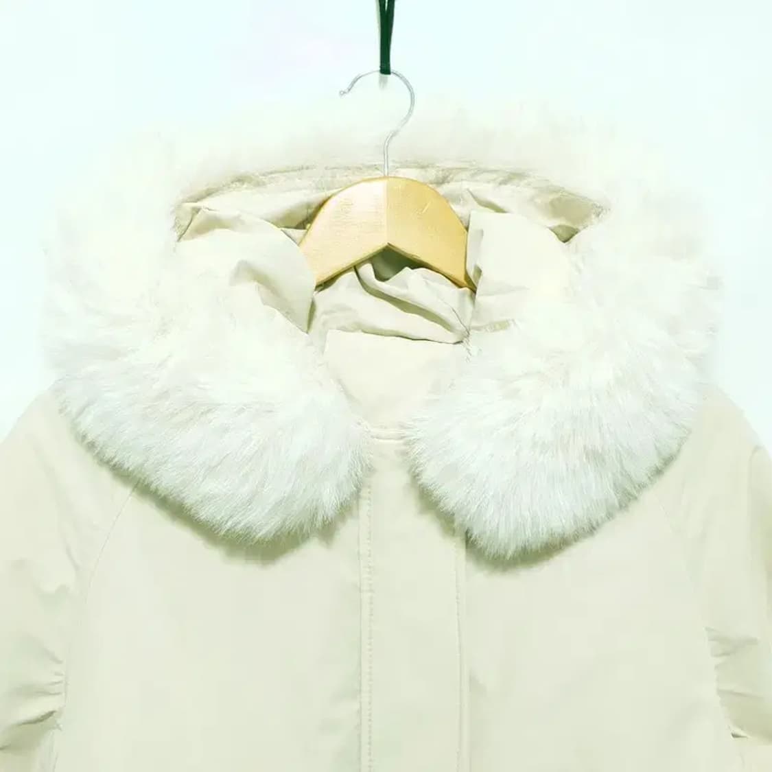 여성 퍼 야상 스트링 하프 패딩 F_W0389 상품이미지2