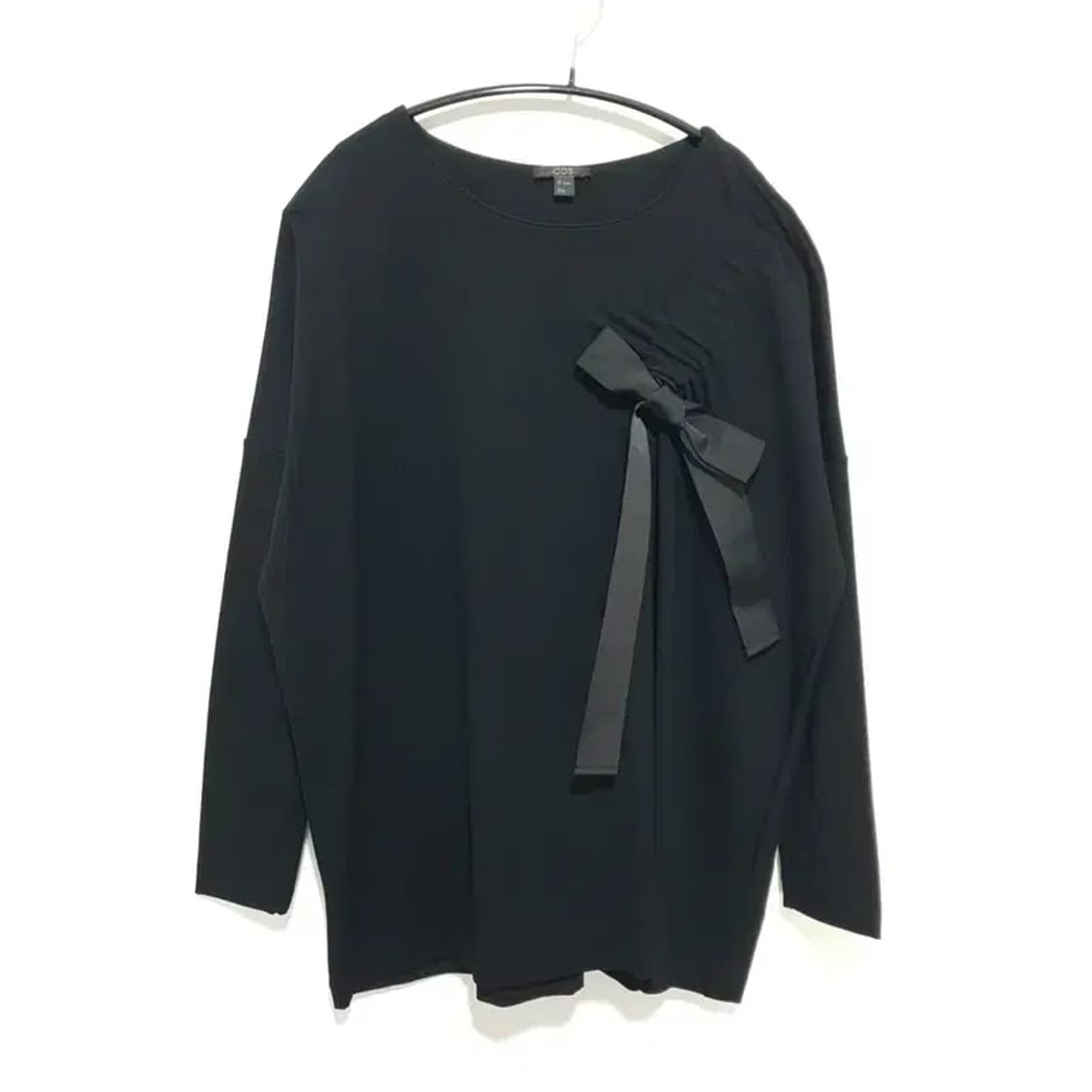 코스 리본 셔링 티 S_M1718 상품이미지1