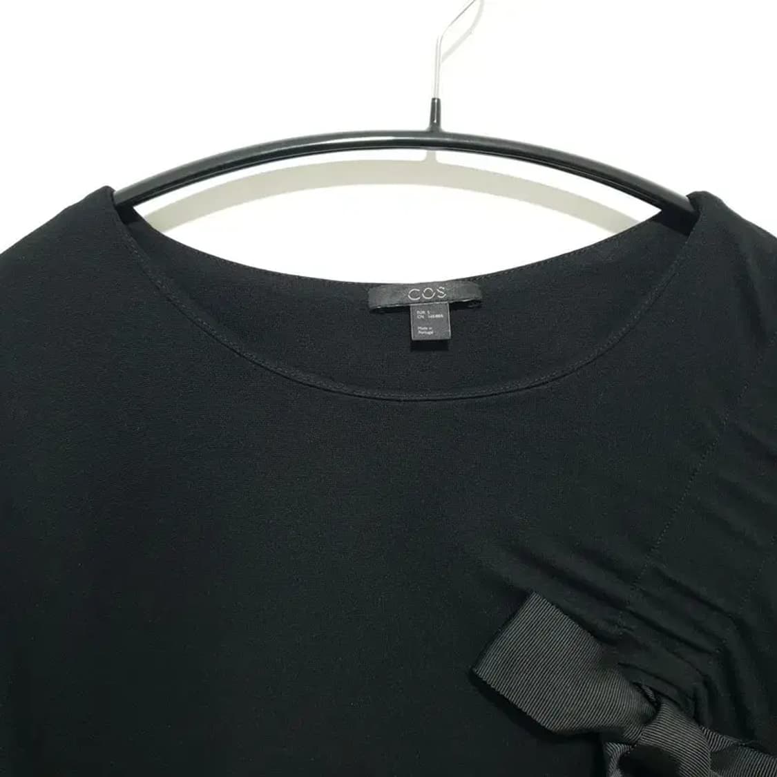 코스 리본 셔링 티 S_M1718 상품이미지2