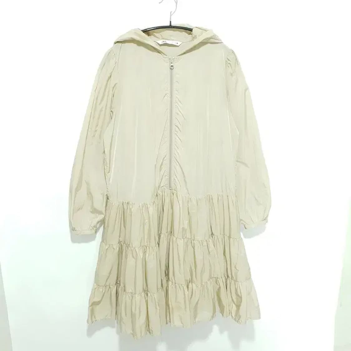 자라 나일론 바스락 후드 원피스 M_M1721 상품이미지1