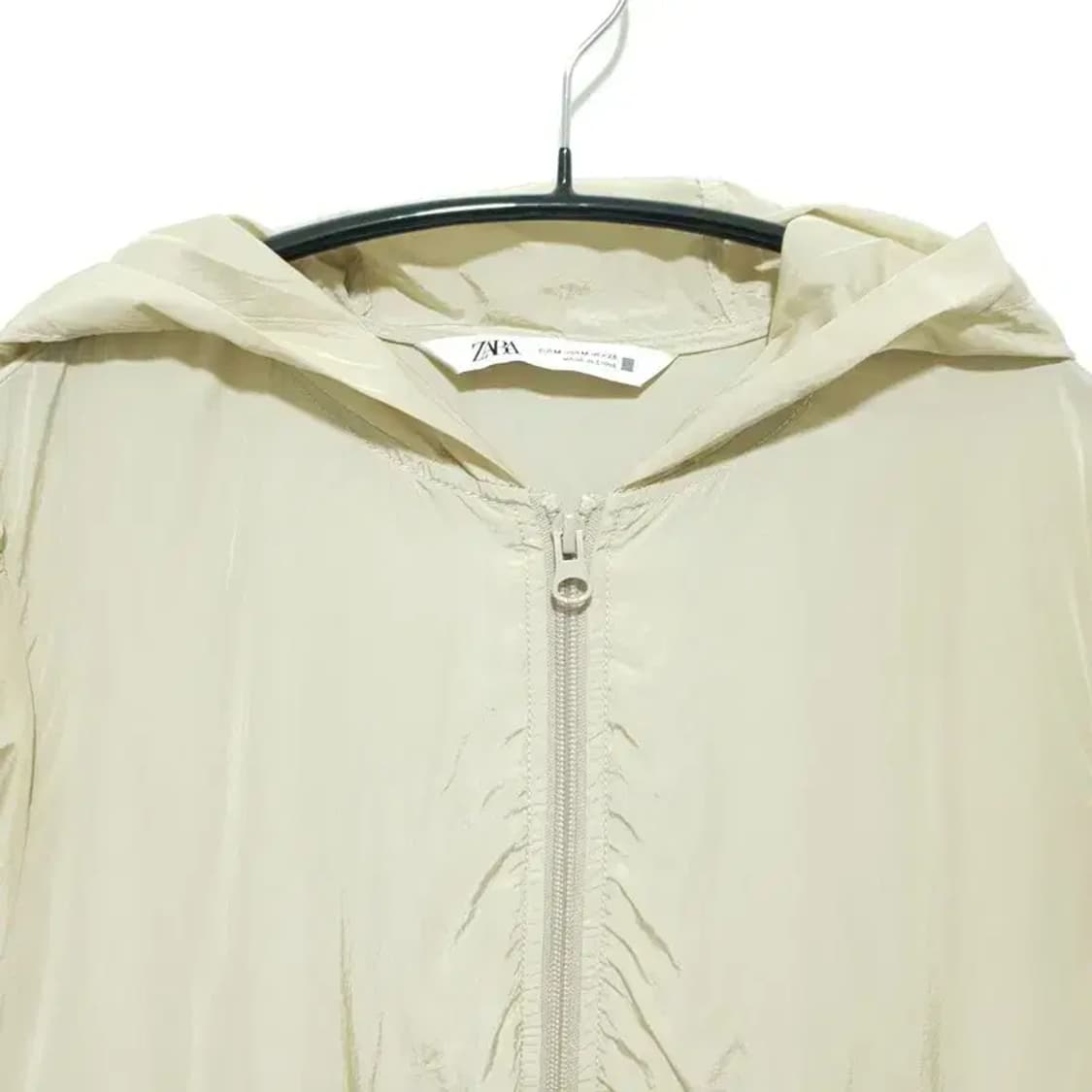 자라 나일론 바스락 후드 원피스 M_M1721 상품이미지2