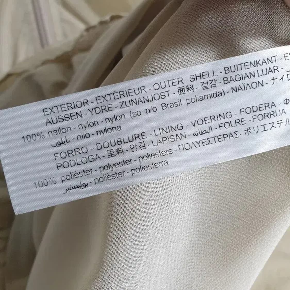 자라 나일론 바스락 후드 원피스 M_M1721 상품이미지9