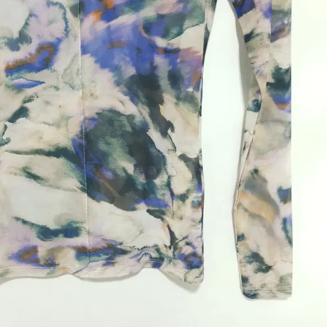 H&M 프린팅 시스루 탑 XS_M1719 상품이미지3