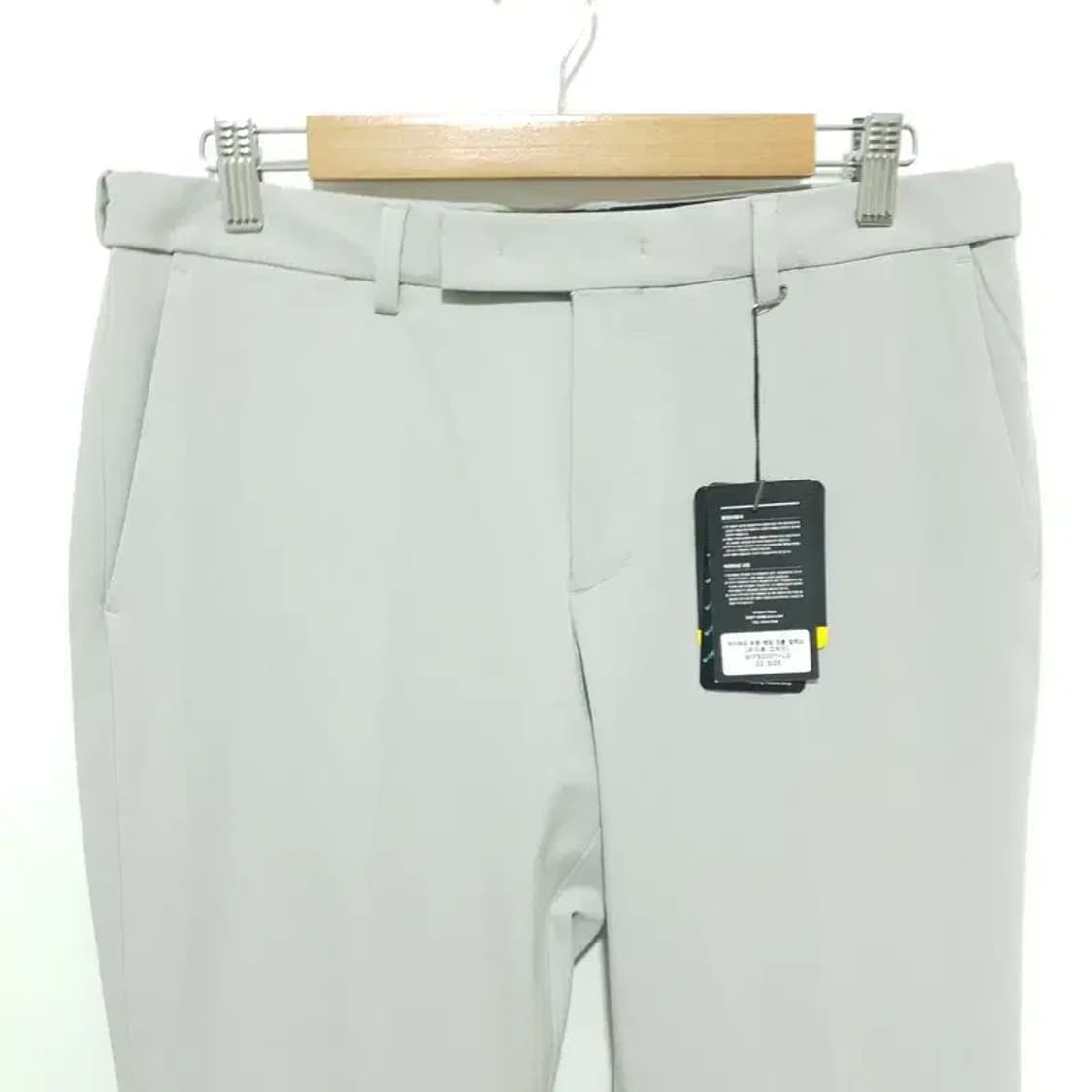 무탠다드 테이퍼드 히든 밴딩 크롭 슬랙스 32_M1727 상품이미지2