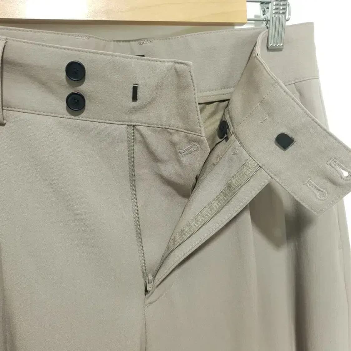 무탠다드 더블버튼 투턱 와이드 슬랙스 31_M1728 상품이미지5