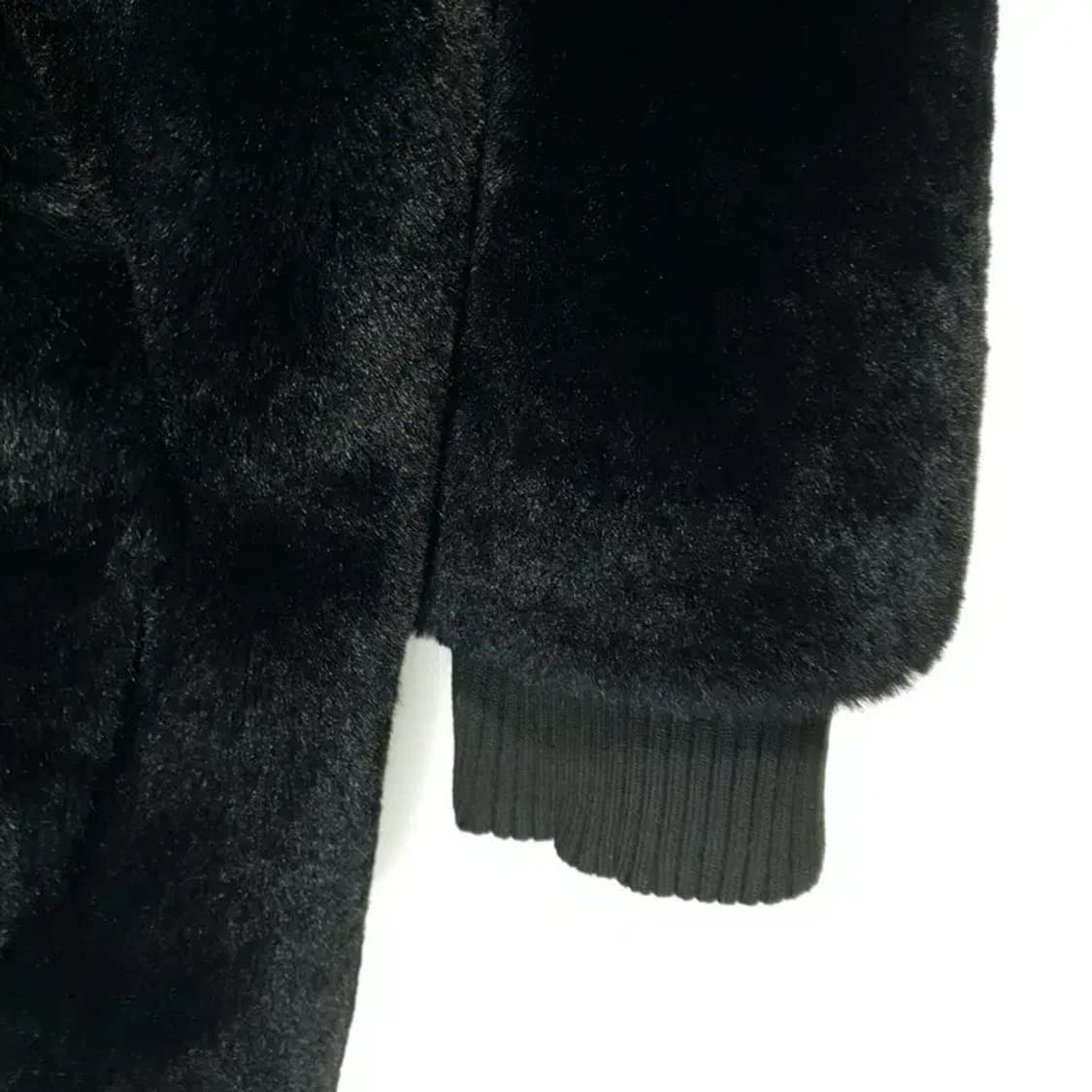 자라 퍼 롱 후드 집업 L_W0390 상품이미지4