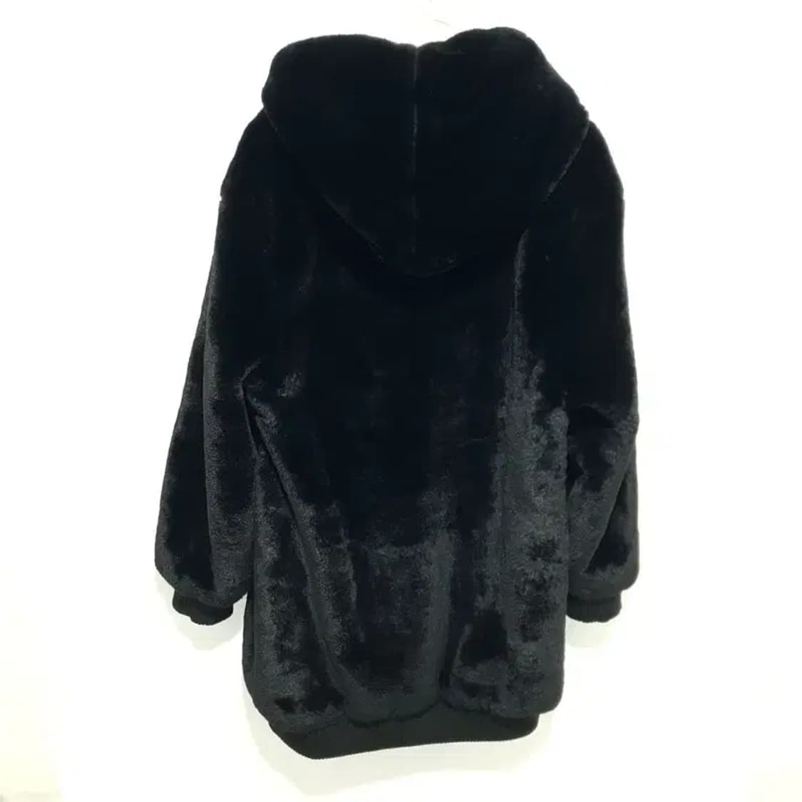 자라 퍼 롱 후드 집업 L_W0390 상품이미지5