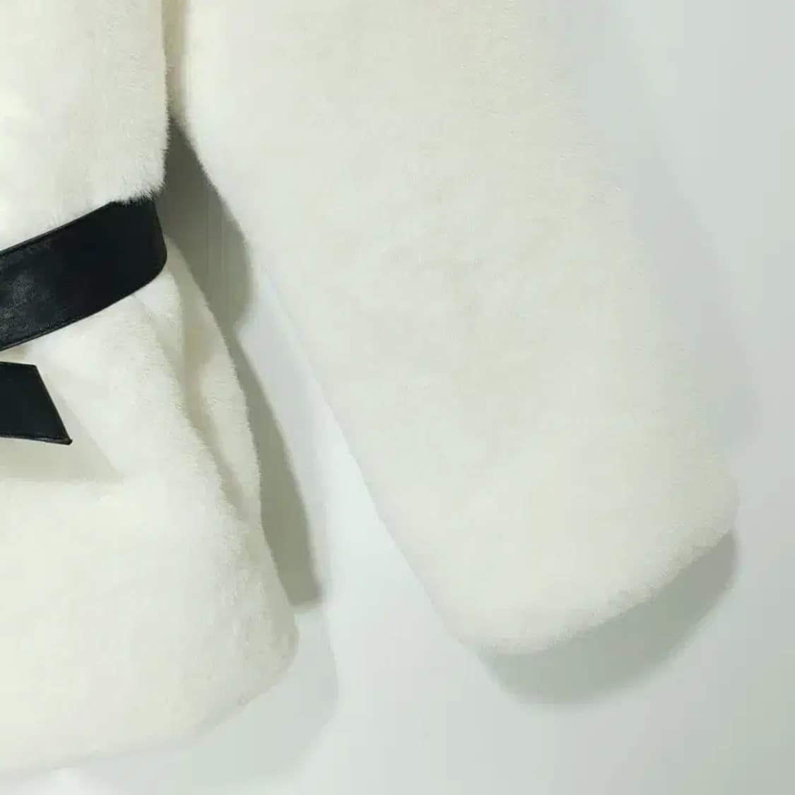 벨티드 퍼 자켓 F_W0391 상품이미지4