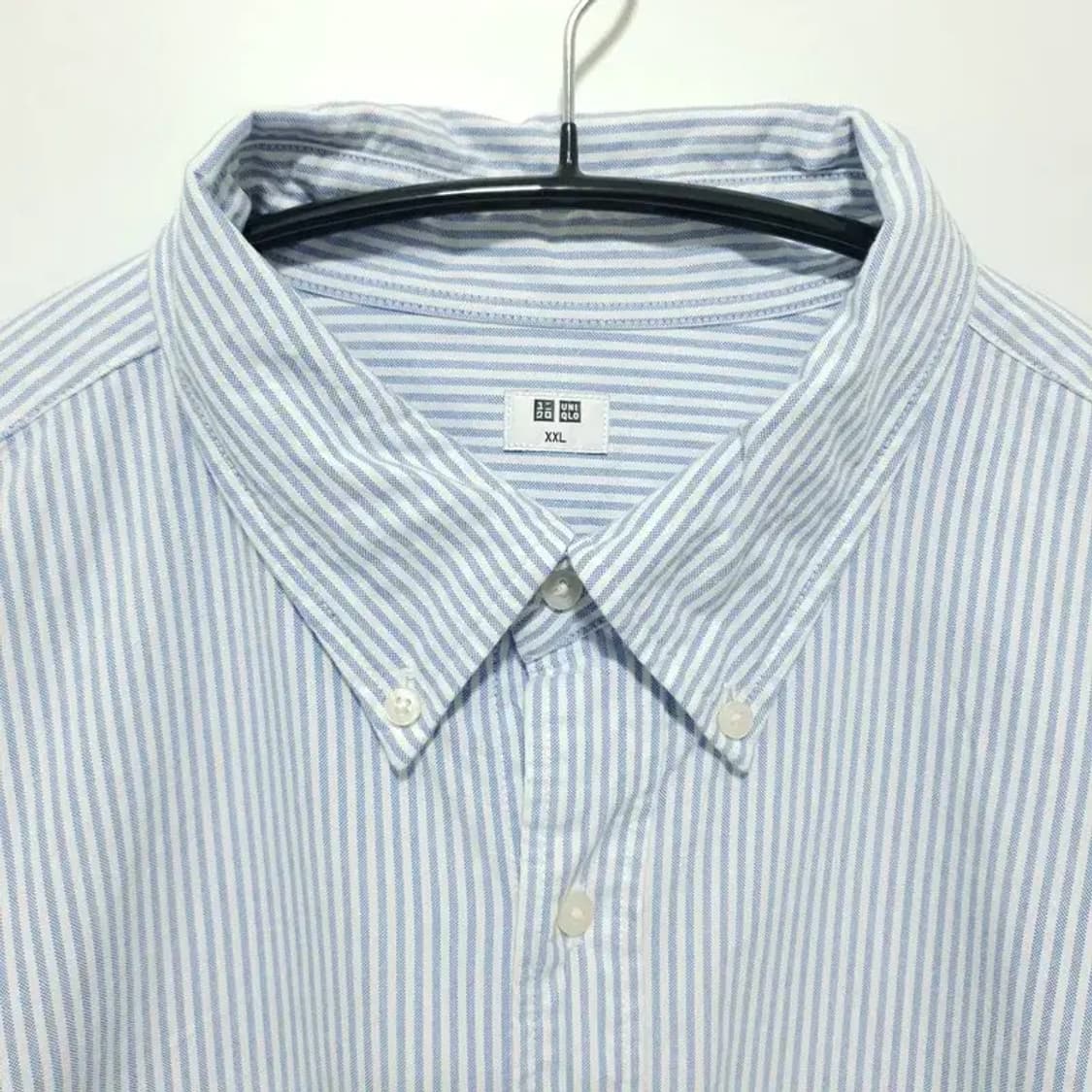 유니클로 옥스포드 오버핏 스트라이프 셔츠 XXL_M1732 상품이미지2