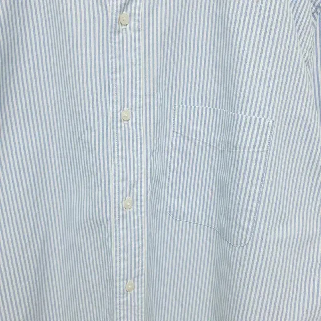 유니클로 옥스포드 오버핏 스트라이프 셔츠 XXL_M1732 상품이미지3