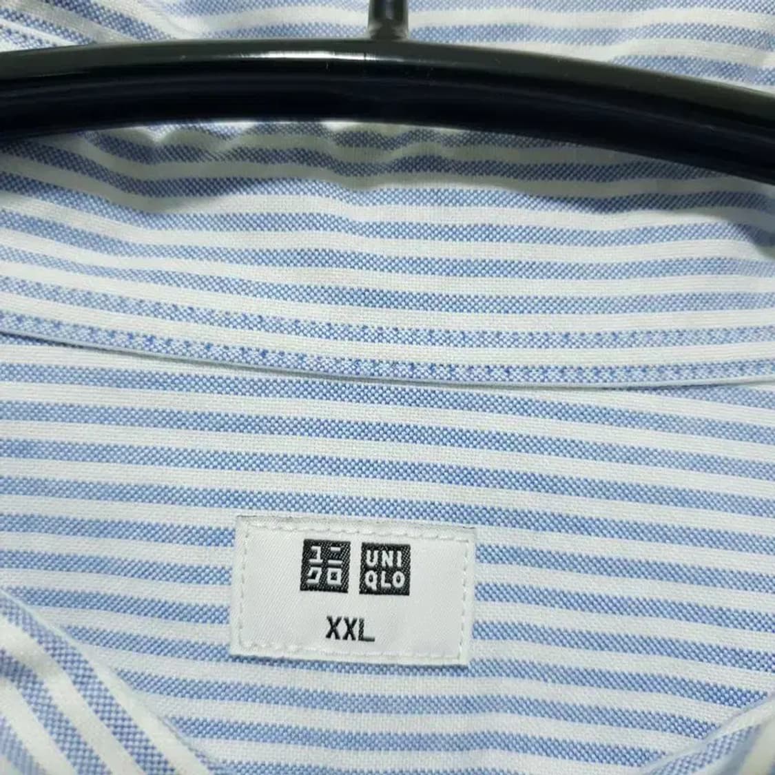 유니클로 옥스포드 오버핏 스트라이프 셔츠 XXL_M1732 상품이미지6