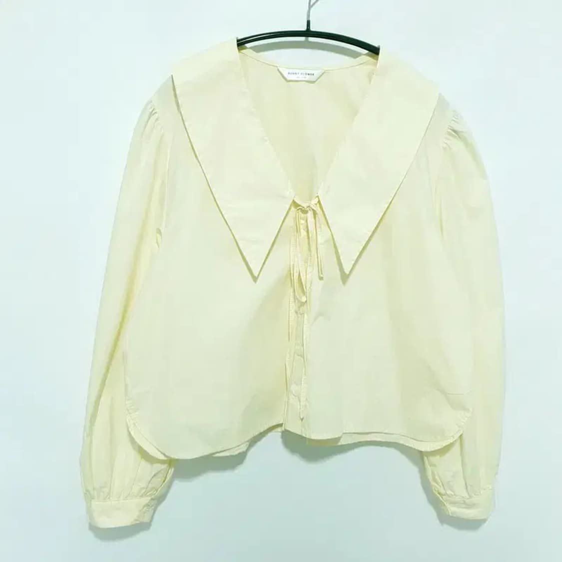 빅카라 리본 블라우스 F_M1740 상품이미지1