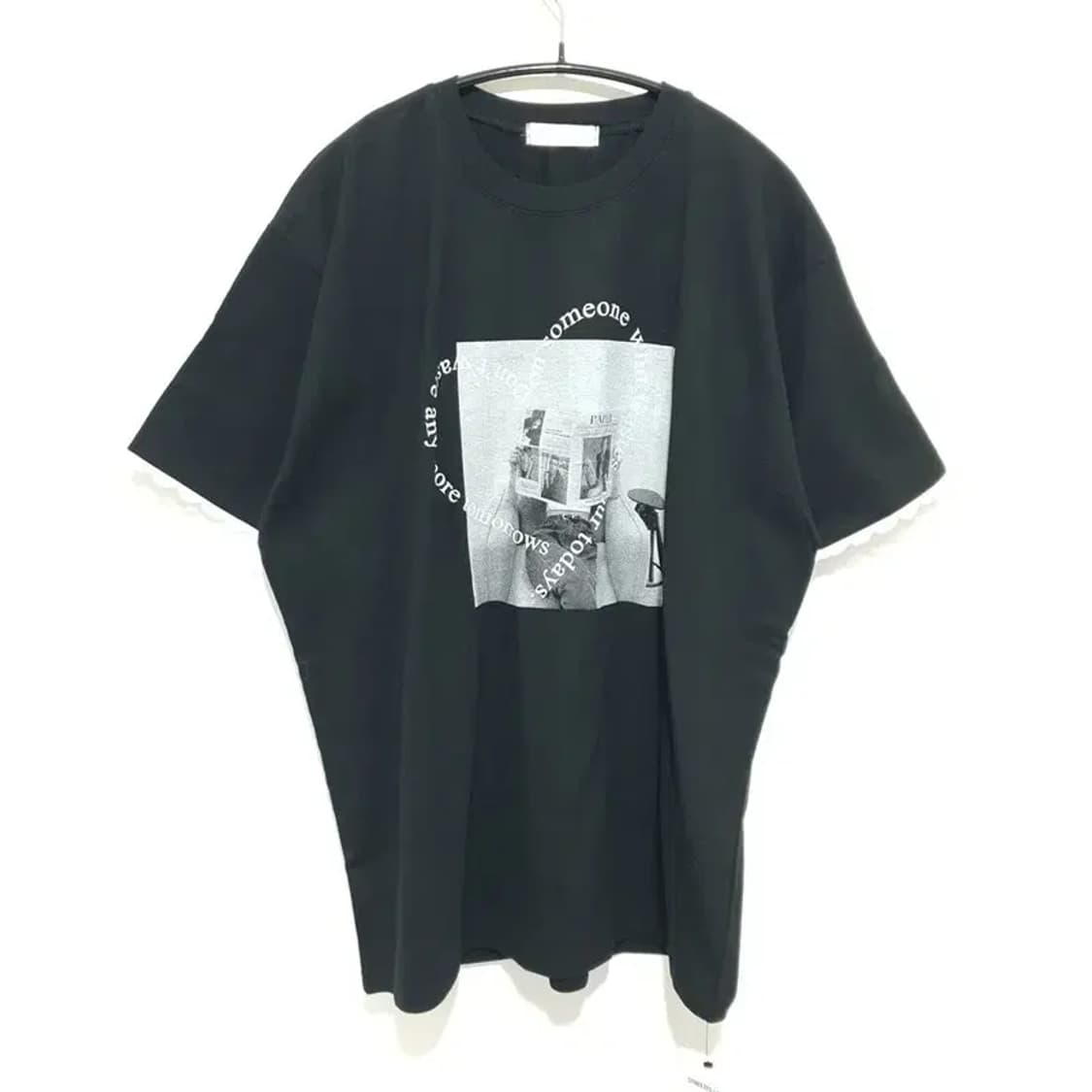 UNA 레이스 포인트 반팔 F_S1487 상품이미지1