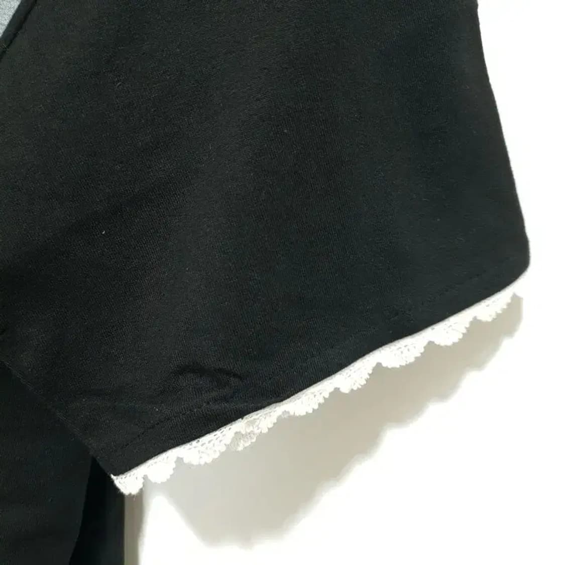 UNA 레이스 포인트 반팔 F_S1487 상품이미지4