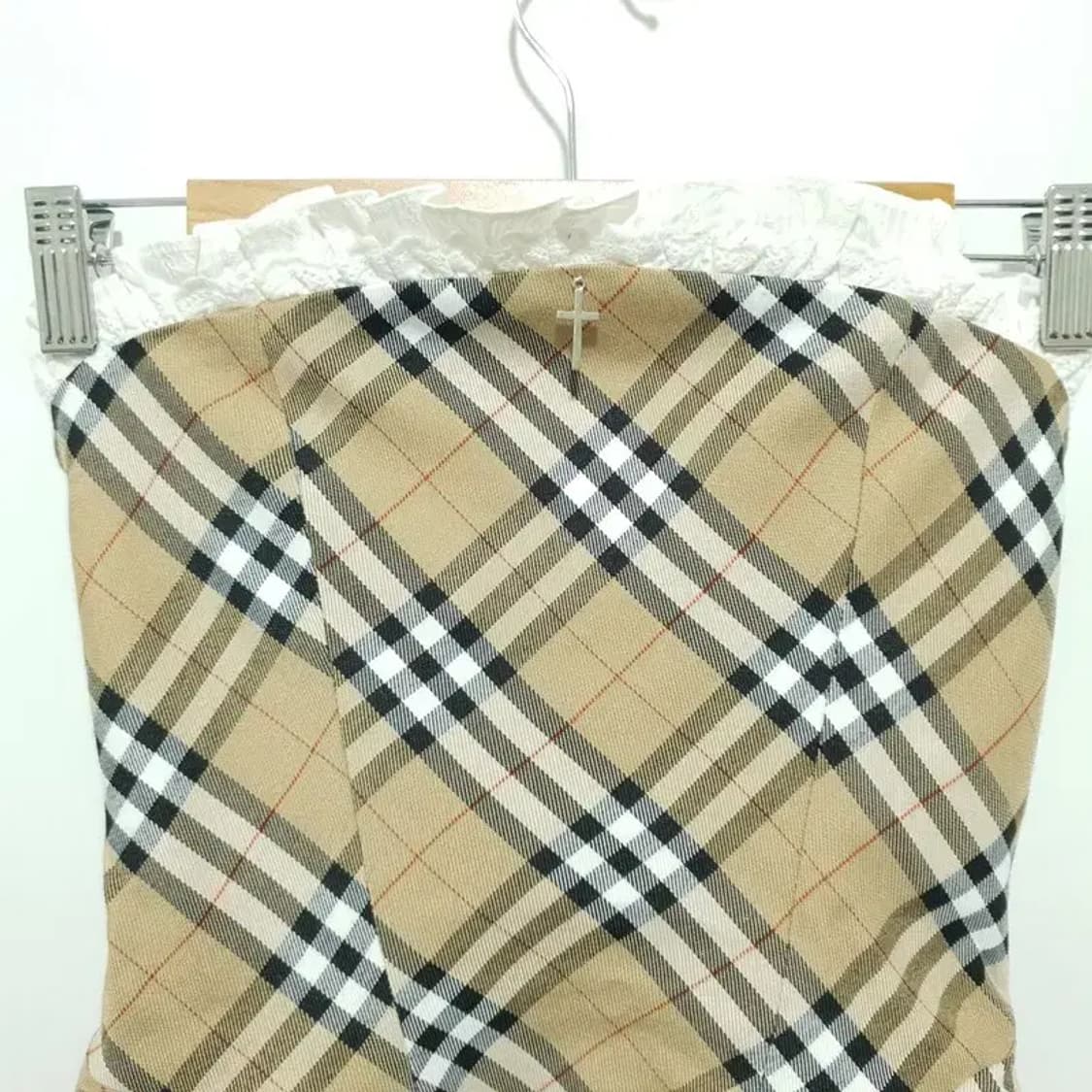 RASE LE SOL 레이스 체크 원피스 S_S1486 상품이미지2