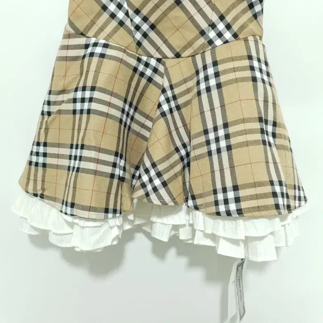 RASE LE SOL 레이스 체크 원피스 S_S1486 상품이미지3