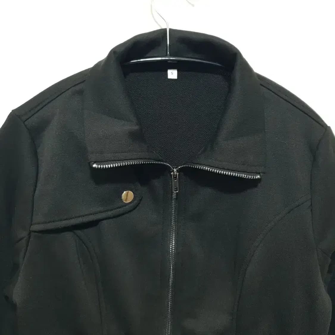 여성 스냅 버튼 집업 자켓 S_M1738 상품이미지2